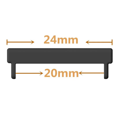 1 Pair For Suunto 7 / 9 / D5i Metal Connector Kit 24mm to 20mm Watch Lug Adapters Watchband Accessories