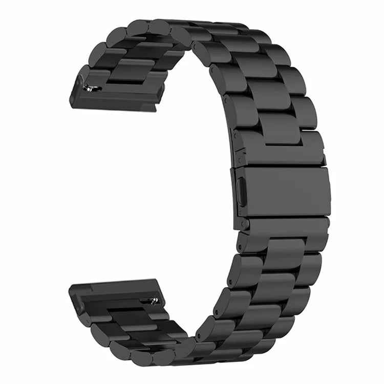 For Suunto Spartan Sport Wrist HR Baro / Suunto 7 Smart Watch Strap 3-Bead 24mm Steel Wrist Band