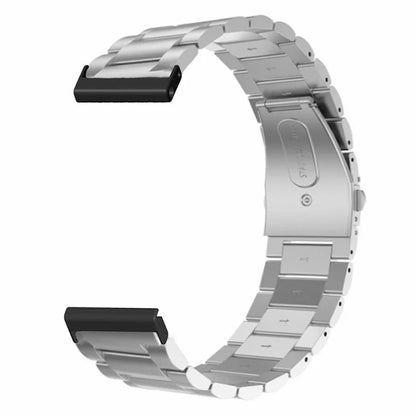 For Suunto Spartan Sport Wrist HR Baro / Suunto 7 Smart Watch Strap 3-Bead 24mm Steel Wrist Band