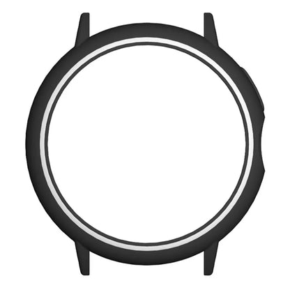 For Google Pixel Watch Hard PC Bumper Frame Cover Edge Protector with 20mm Adapter Connector+White