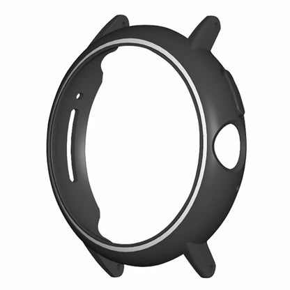 For Google Pixel Watch Hard PC Bumper Frame Cover Edge Protector with 20mm Adapter Connector+White