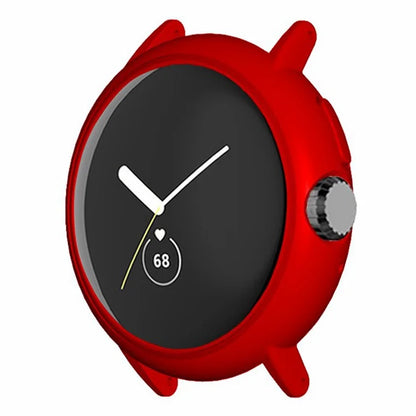 For Google Pixel Watch Hard PC Bumper Frame Cover Edge Protector with 20mm Adapter Connector