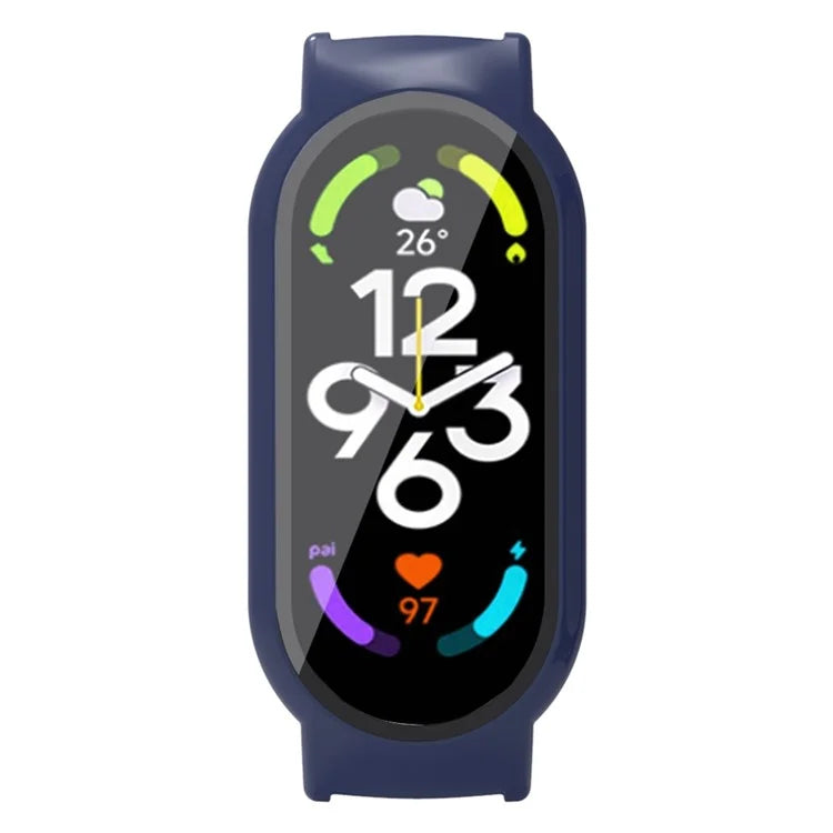For Xiaomi Mi Band 7 / Band 7 NFC Watch Case Cover with Tempered Glass Screen Protector