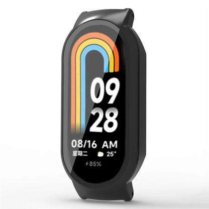 For Xiaomi Smart Band 8 / Smart Band 8 NFC Hard PC Case with Tempered Glass Screen Protector