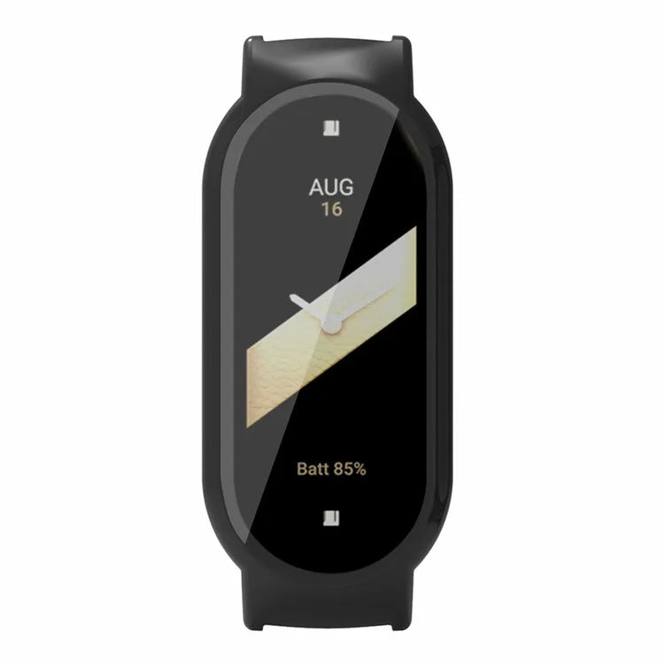 For Xiaomi Smart Band 8 / Smart Band 8 NFC Hard PC Case with Tempered Glass Screen Protector