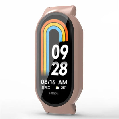 For Xiaomi Smart Band 8 / Smart Band 8 NFC Hard PC Case with Tempered Glass Screen Protector