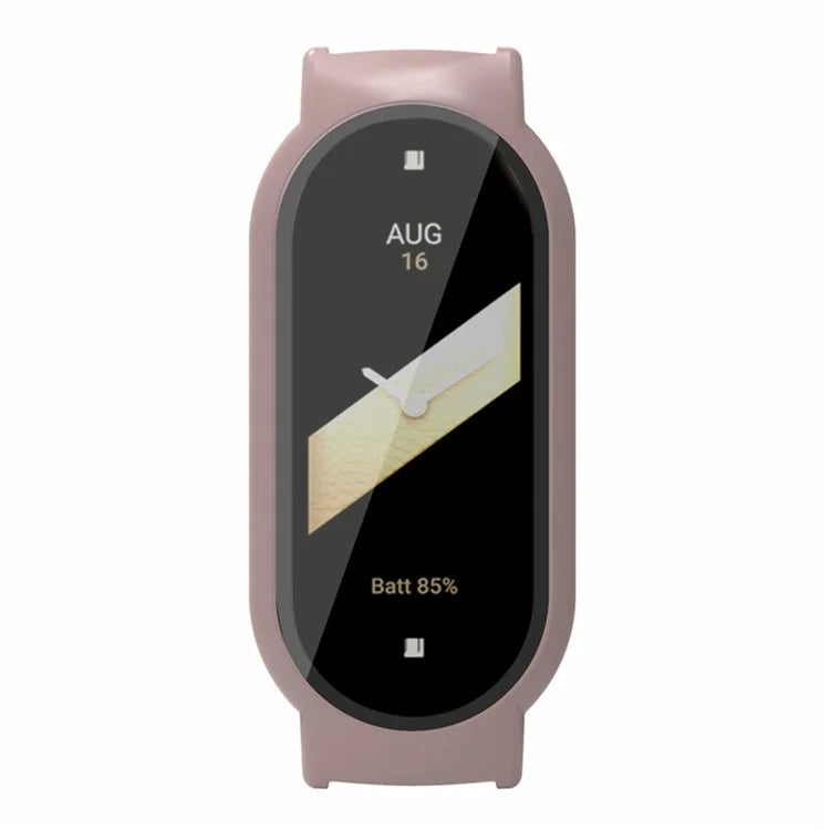 For Xiaomi Smart Band 8 / Smart Band 8 NFC Hard PC Case with Tempered Glass Screen Protector