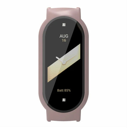 For Xiaomi Smart Band 8 / Smart Band 8 NFC Hard PC Case with Tempered Glass Screen Protector