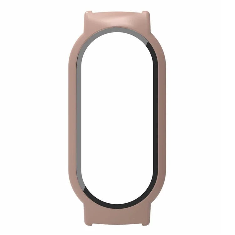 For Xiaomi Smart Band 8 / Smart Band 8 NFC Hard PC Case with Tempered Glass Screen Protector