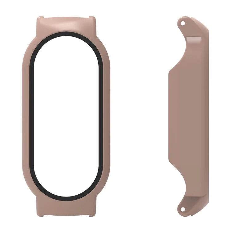 For Xiaomi Smart Band 8 / Smart Band 8 NFC Hard PC Case with Tempered Glass Screen Protector