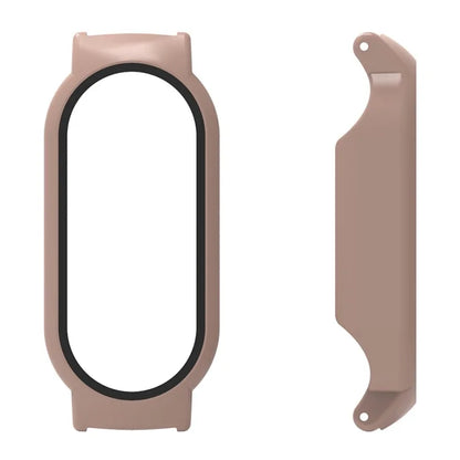 For Xiaomi Smart Band 8 / Smart Band 8 NFC Hard PC Case with Tempered Glass Screen Protector