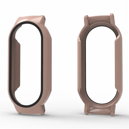 For Xiaomi Smart Band 8 / Smart Band 8 NFC Hard PC Case with Tempered Glass Screen Protector