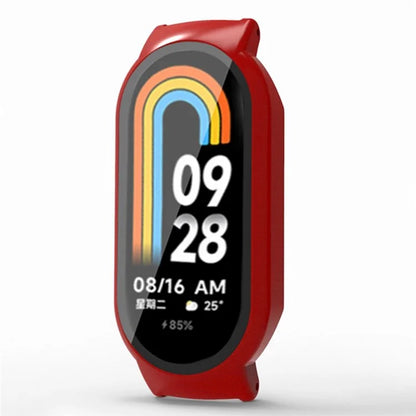 For Xiaomi Smart Band 8 / Smart Band 8 NFC Hard PC Case with Tempered Glass Screen Protector