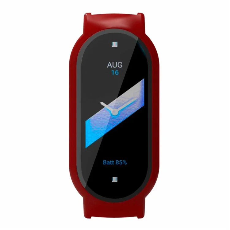 For Xiaomi Smart Band 8 / Smart Band 8 NFC Hard PC Case with Tempered Glass Screen Protector