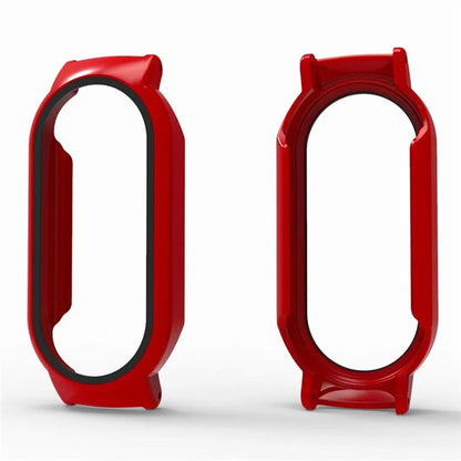 For Xiaomi Smart Band 8 / Smart Band 8 NFC Hard PC Case with Tempered Glass Screen Protector