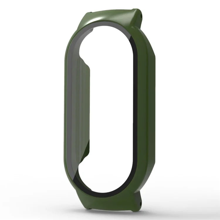 For Xiaomi Smart Band 8 / Smart Band 8 NFC Hard PC Case with Tempered Glass Screen Protector