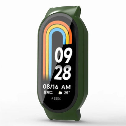 For Xiaomi Smart Band 8 / Smart Band 8 NFC Hard PC Case with Tempered Glass Screen Protector