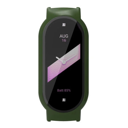 For Xiaomi Smart Band 8 / Smart Band 8 NFC Hard PC Case with Tempered Glass Screen Protector