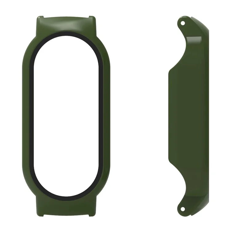 For Xiaomi Smart Band 8 / Smart Band 8 NFC Hard PC Case with Tempered Glass Screen Protector