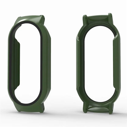 For Xiaomi Smart Band 8 / Smart Band 8 NFC Hard PC Case with Tempered Glass Screen Protector