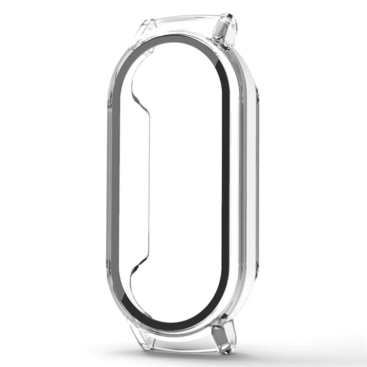 For Xiaomi Smart Band 8 / Smart Band 8 NFC Hard PC Case with Tempered Glass Screen Protector