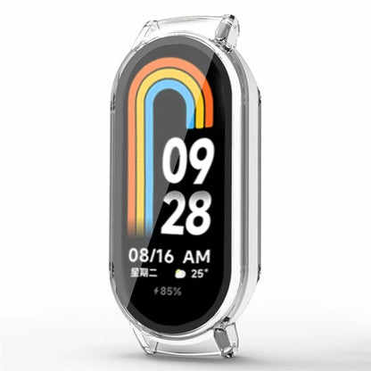 For Xiaomi Smart Band 8 / Smart Band 8 NFC Hard PC Case with Tempered Glass Screen Protector