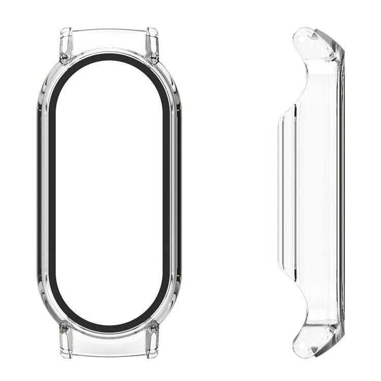 For Xiaomi Smart Band 8 / Smart Band 8 NFC Hard PC Case with Tempered Glass Screen Protector