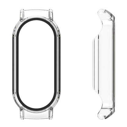 For Xiaomi Smart Band 8 / Smart Band 8 NFC Hard PC Case with Tempered Glass Screen Protector