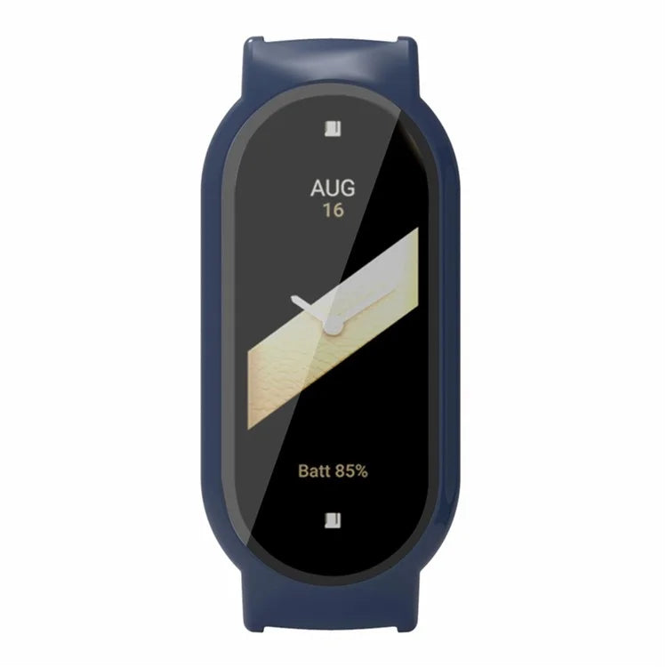 For Xiaomi Smart Band 8 / Smart Band 8 NFC Hard PC Case with Tempered Glass Screen Protector