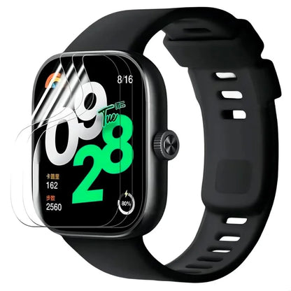 3Pcs for Xiaomi Redmi Watch 4 TPU Watch Screen Protector Anti-scratch HD Clear Hydrogel Film