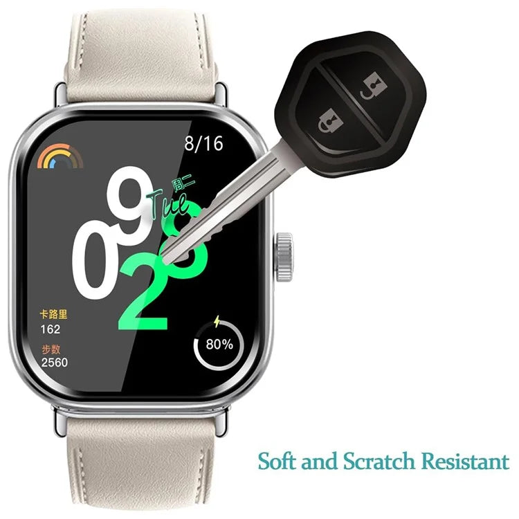 1Pc For Xiaomi Redmi Watch 4 PC+PET Film 3D Smartwatch Screen Protector