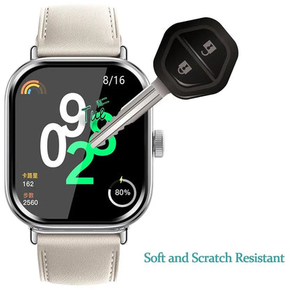 1Pc For Xiaomi Redmi Watch 4 PC+PET Film 3D Smartwatch Screen Protector