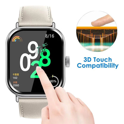 1Pc For Xiaomi Redmi Watch 4 PC+PET Film 3D Smartwatch Screen Protector