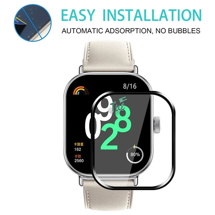 1Pc For Xiaomi Redmi Watch 4 PC+PET Film 3D Smartwatch Screen Protector