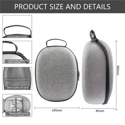For Meta Quest 3 VR Headset Carrying Case EVA Hard Shell Storage Bag Shockproof Handbag