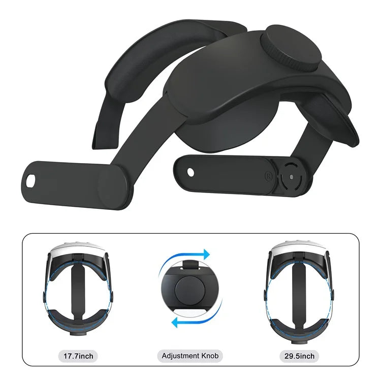 9-Piece Accessory Kit for Meta Quest 3: Head Strap, EVA Storage Case, Silicone Handle Covers, and More