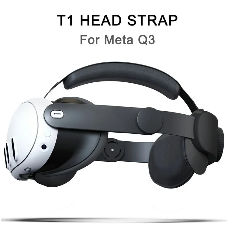 9-Piece Accessory Kit for Meta Quest 3: Head Strap, EVA Storage Case, Silicone Handle Covers, and More