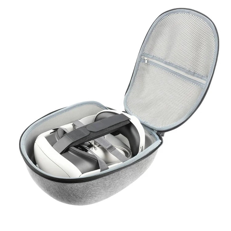 9-Piece Accessory Kit for Meta Quest 3: Head Strap, EVA Storage Case, Silicone Handle Covers, and More