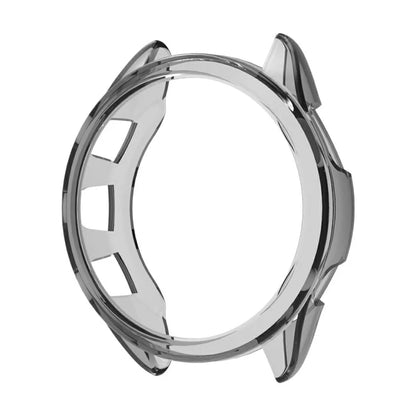 For Garmin Forerunner 165 Watch Case Half Cover Anti-drop TPU Watch Frame Black