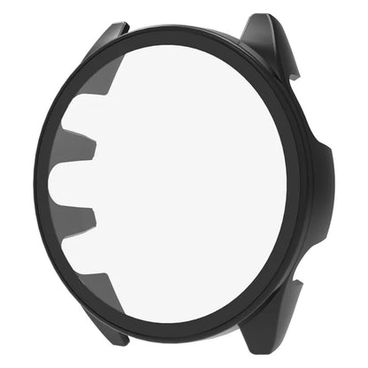 For Garmin Forerunner 165 Watch Case Hard PC Cover with Tempered Glass Screen Protector