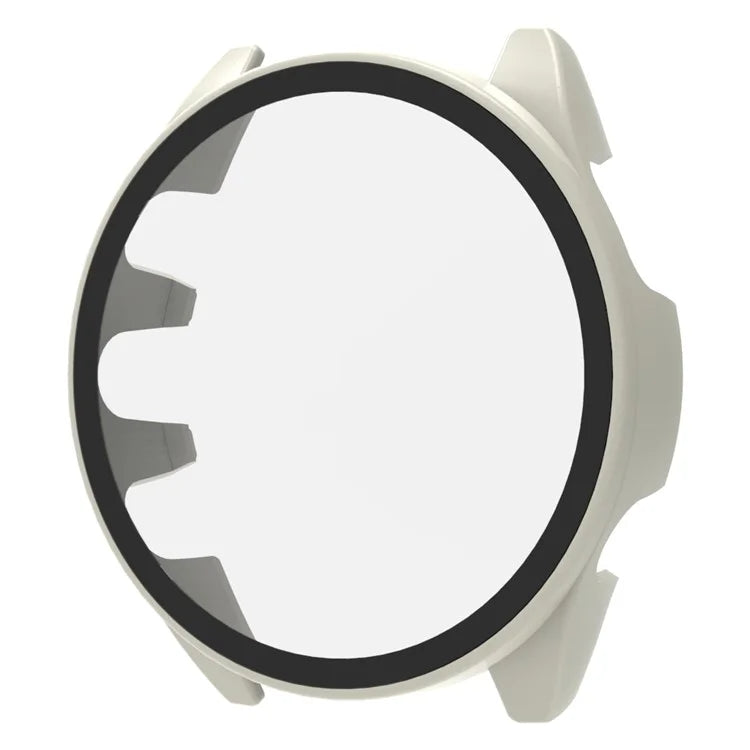 For Garmin Forerunner 165 Watch Case Hard PC Cover with Tempered Glass Screen Protector