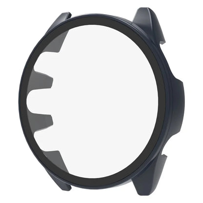 For Garmin Forerunner 165 Watch Case Hard PC Cover with Tempered Glass Screen Protector