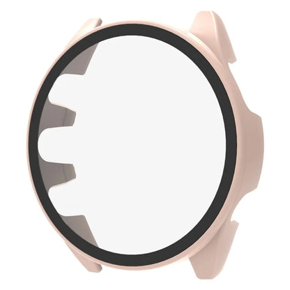 For Garmin Forerunner 165 Watch Case Hard PC Cover with Tempered Glass Screen Protector