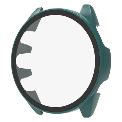 For Garmin Forerunner 165 Watch Case Hard PC Cover with Tempered Glass Screen Protector