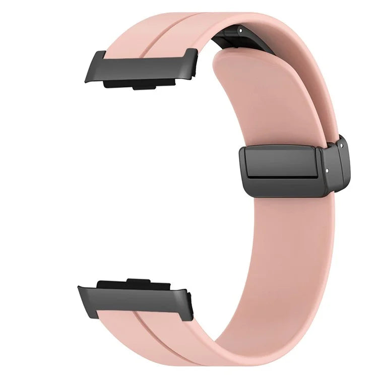 For Huawei Watch D Strap Replacement Soft Silicone Watch Strap with Magnetic Folding Buckle