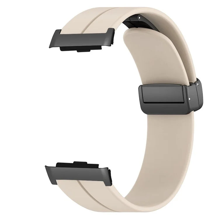 For Huawei Watch D Strap Replacement Soft Silicone Watch Strap with Magnetic Folding Buckle