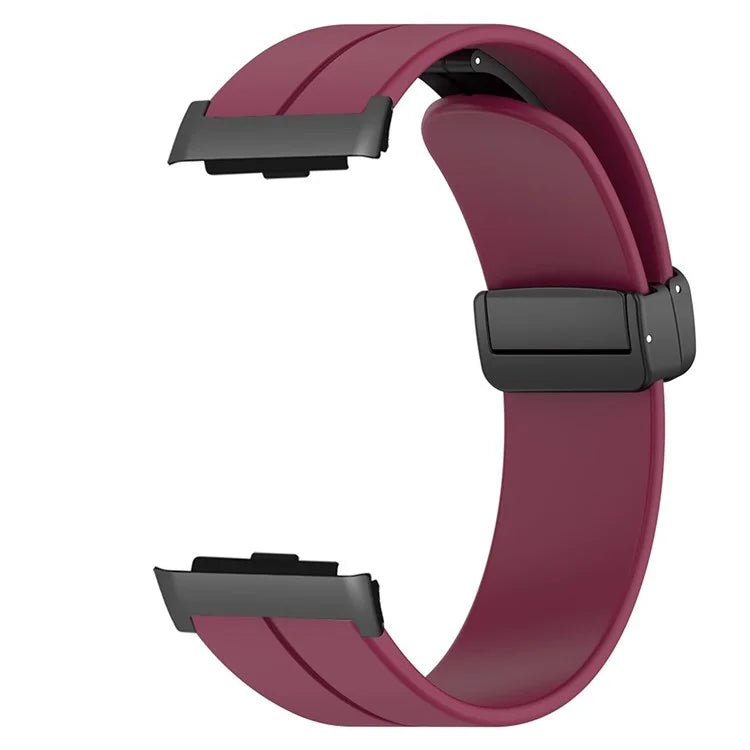 For Huawei Watch D Strap Replacement Soft Silicone Watch Strap with Magnetic Folding Buckle