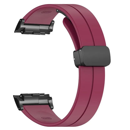 For Huawei Watch D Strap Replacement Soft Silicone Watch Strap with Magnetic Folding Buckle
