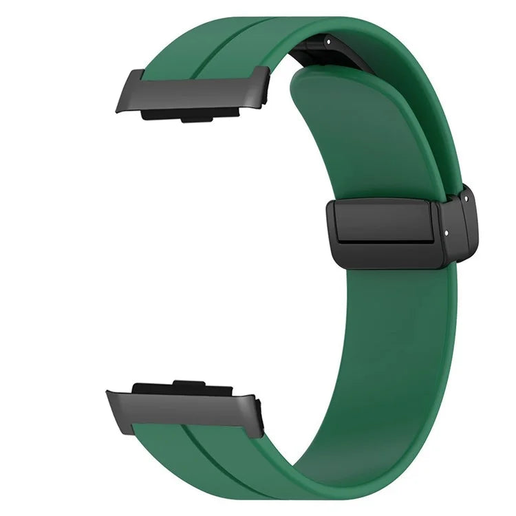 For Huawei Watch D Strap Replacement Soft Silicone Watch Strap with Magnetic Folding Buckle