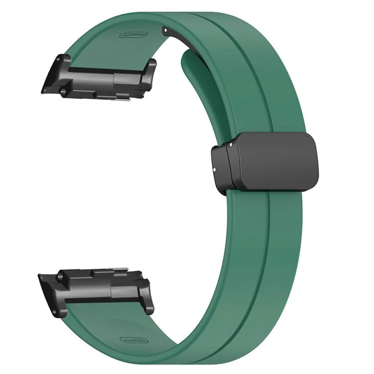 For Huawei Watch D Strap Replacement Soft Silicone Watch Strap with Magnetic Folding Buckle